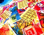 Artsy Pages - Mixed Papers for Art Craft Collage, Collage Kit, Art Journaling Collage Kit, Paper Pack, Collage Pack, Scrap Pack