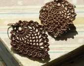 Sheridan Crochet Earrings- Brown