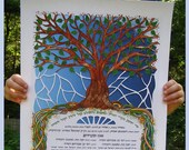 Custom Made Wedding Contract or Ketubah