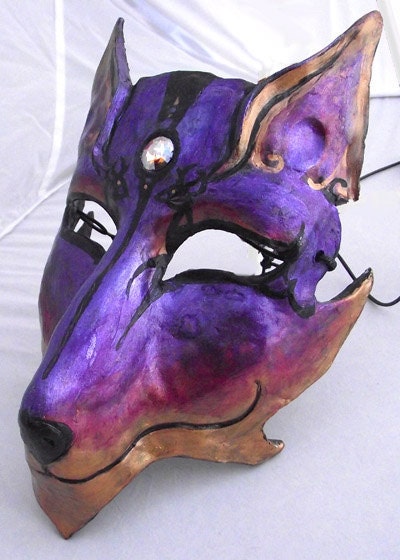 Sunset Coyote Mask