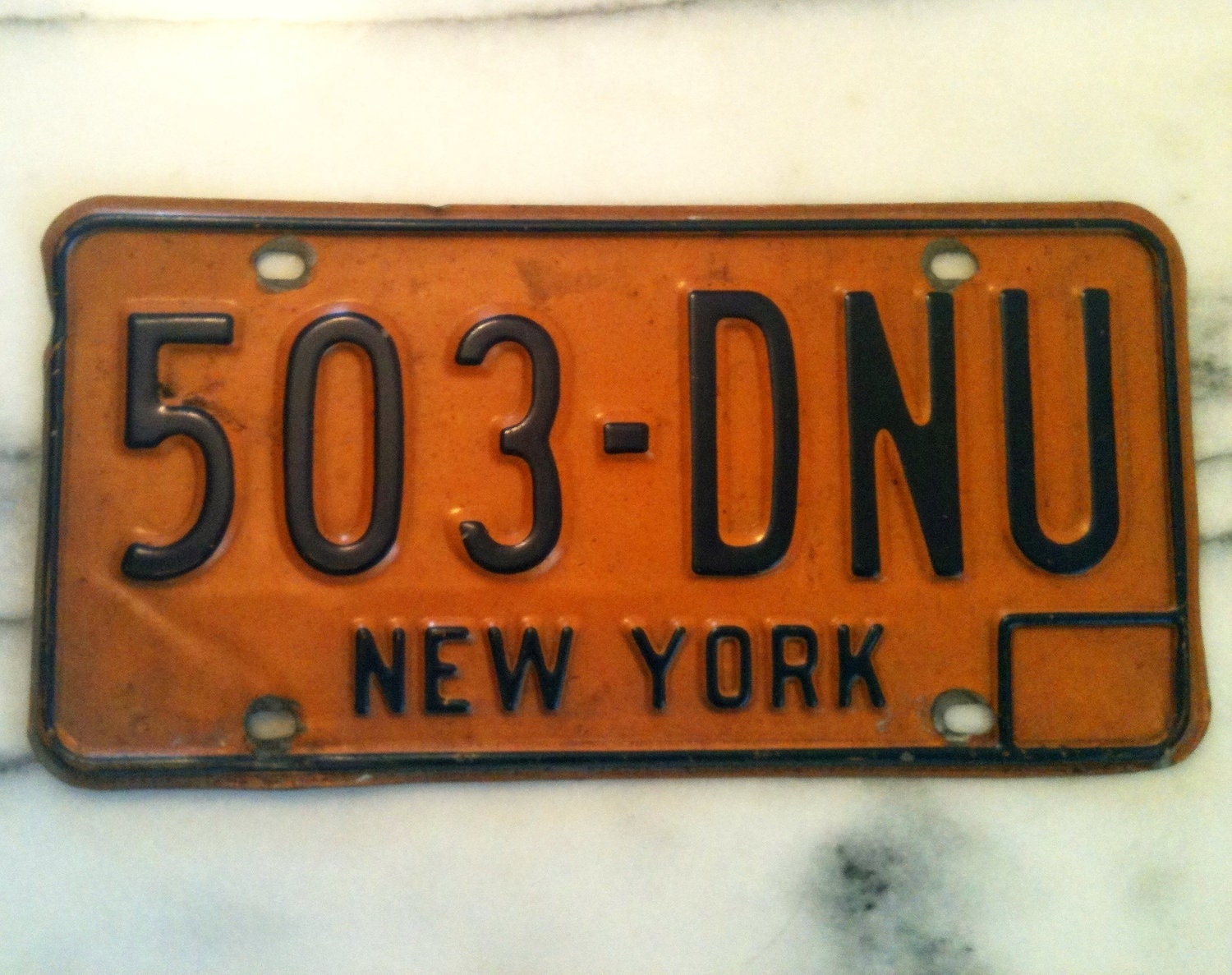 Vintage New York License Plates 102