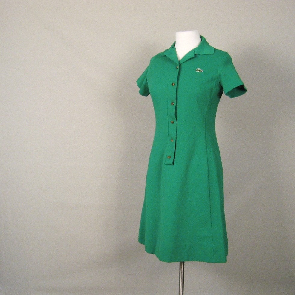 lacoste dress green