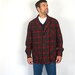 Pendleton Wool Shirt / 1970s / Mens Jacket / Red Plaid / L