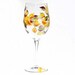 Autumn Leaves Glasses - Hand Painted Fall Leaf Wine Goblets - Set of Two