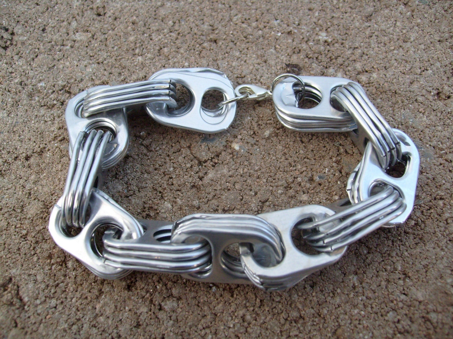 Forty Eight Pack Soda Tab Bracelet as Featured in Cloth Paper Scissors Magazine