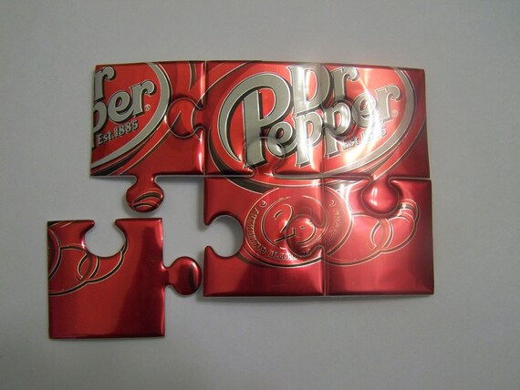 Recycled Can Puzzle- Dr. Pepper