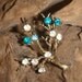 On Sale Vintage Gold STARLING Tree Brooch with rhinestones