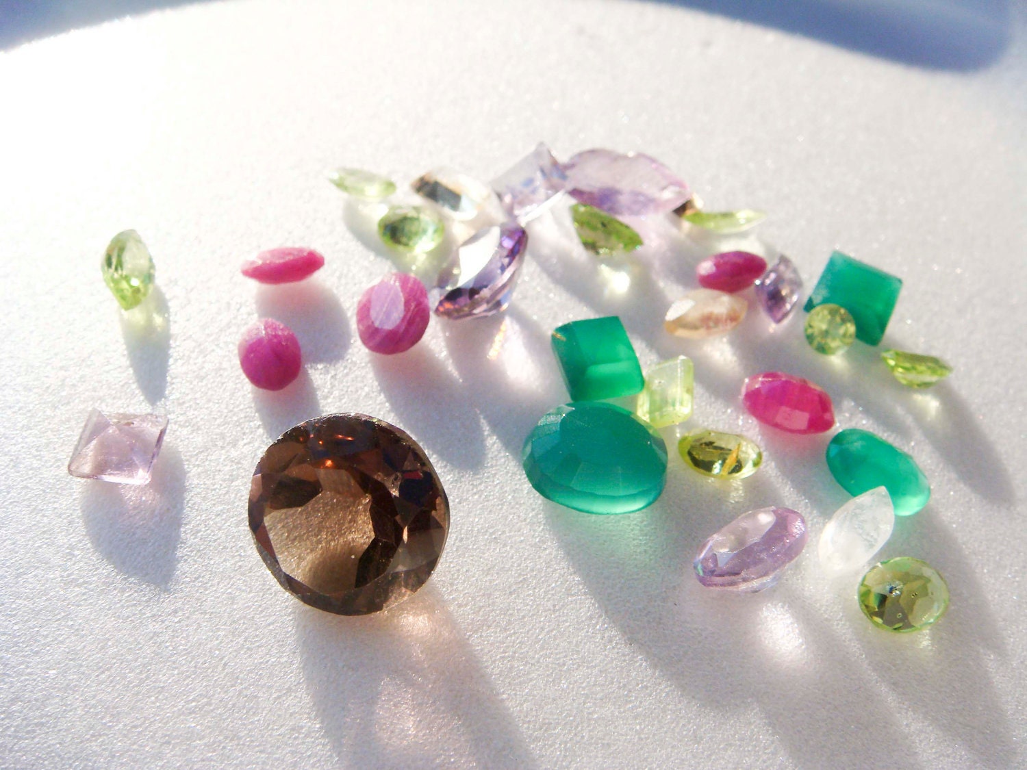30 loose gemstones for jewelry making FREE SHIPPING