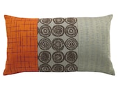 Orange Alchemy's Panes Decorative Pillow 12 x 20 inches