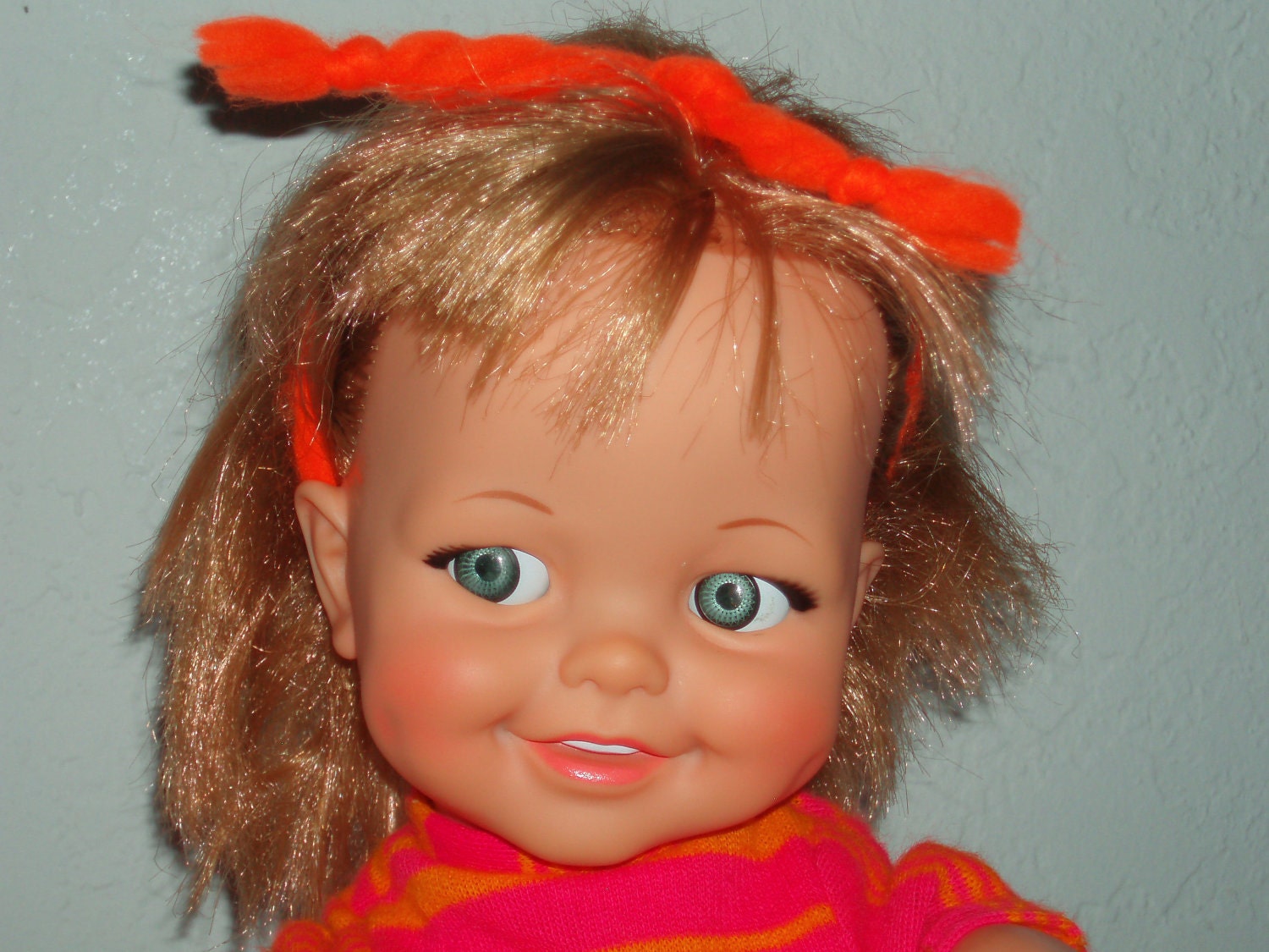 Vintage 1966 Giggles Doll With Dimples