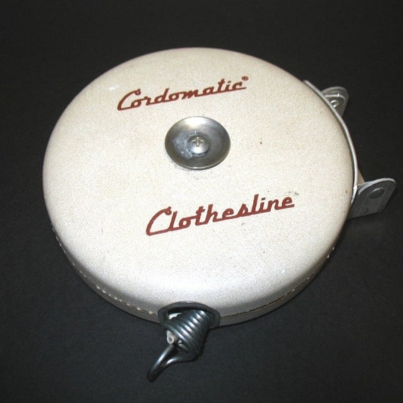 Cordomatic Vintage Clothesline Reel 40 Ft 12.2 by