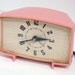Vintage GE Pink Alarm Clock General Electric Mid Century