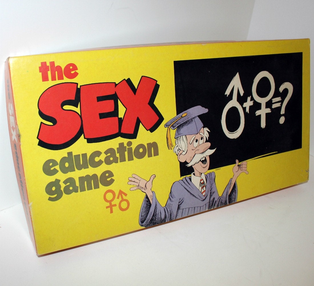 Vintage The Sex Education Game Adult Mature Board Game 1979