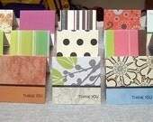 Variety Pack of 3x3 Thank You Note Cards (15)