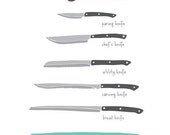 Kitchen Knives Print
