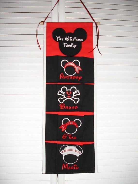 Three Pocket Pirate Silhouette FE Fish Extender for Disney Cruise Line