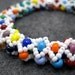 Beaded Bangle Bracelet - Dreaming of Hawaii Multicolored Bright Rainbow Colorful by randomcreative on Etsy