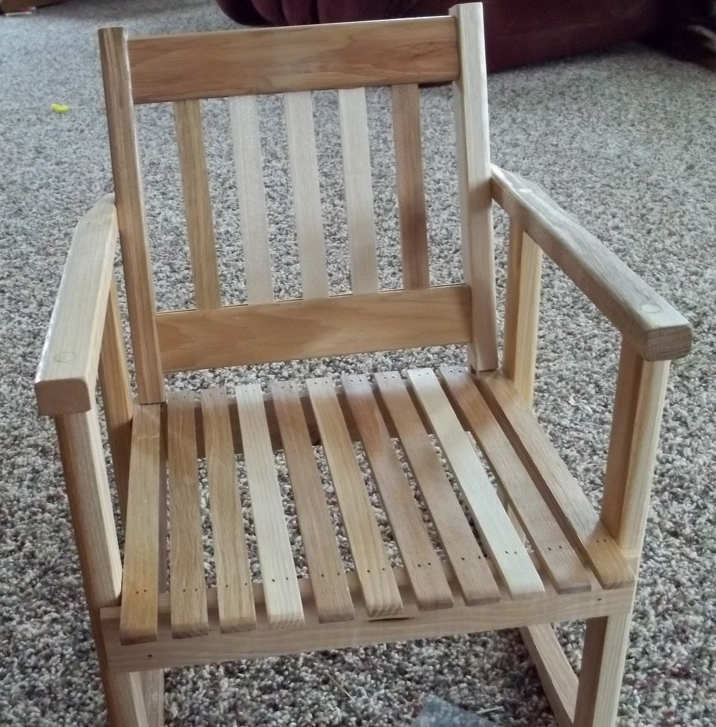 Child size wooden hickory rocker/rocking chair