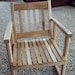 Child size wooden hickory rocker/rocking chair