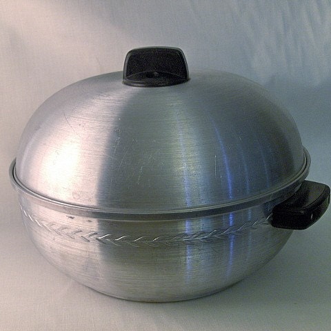 Items similar to VINTAGE 1950s WEST BEND ALUMINUM 3 PIECE BUN WARMER Free Shipping on Etsy