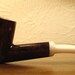 Paul's Bent Ebony Billiard with a Handmade Stem