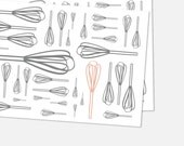 One Peach Whisk -- Printable Recipe Cards