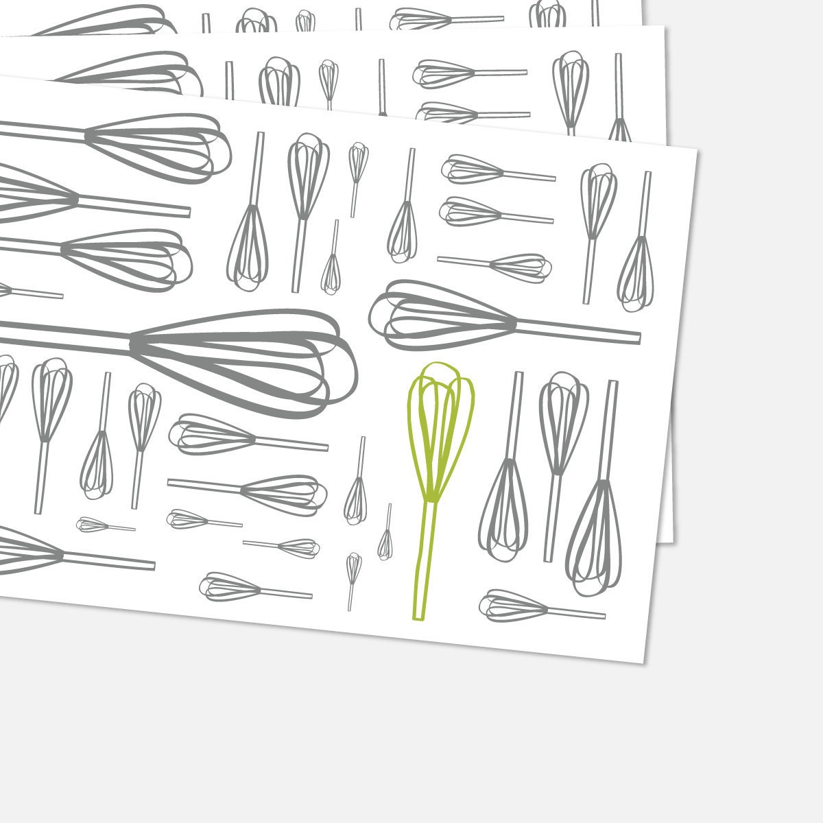 One Green Whisk -- Printable Recipe Cards