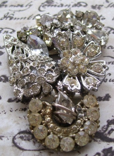 Brooch April Birthstone Diamond