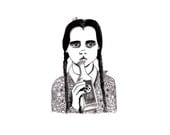 Wednesday Addams - Girl Art Print