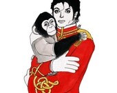 Michael Jackson and Bubbles