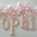 GLITTER and SPARKLE painted glittered letters, different colors, fonts, and sizes available