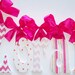 Custom nursery wall letters - wooden letters - Fuschia and orange letters - nursery letters - pink nursery - Glitter Sparkle