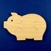 Childrens Wood Puzzles - Fun Animals - Set of 4 Wooden Jigsaw Puzzle Toys - Fun for Children and Toddlers - Make a great Party Favor