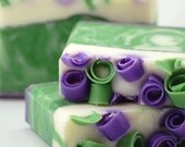 Blackberry Sage Soap Handmade Cold Process, Vegan Friendly