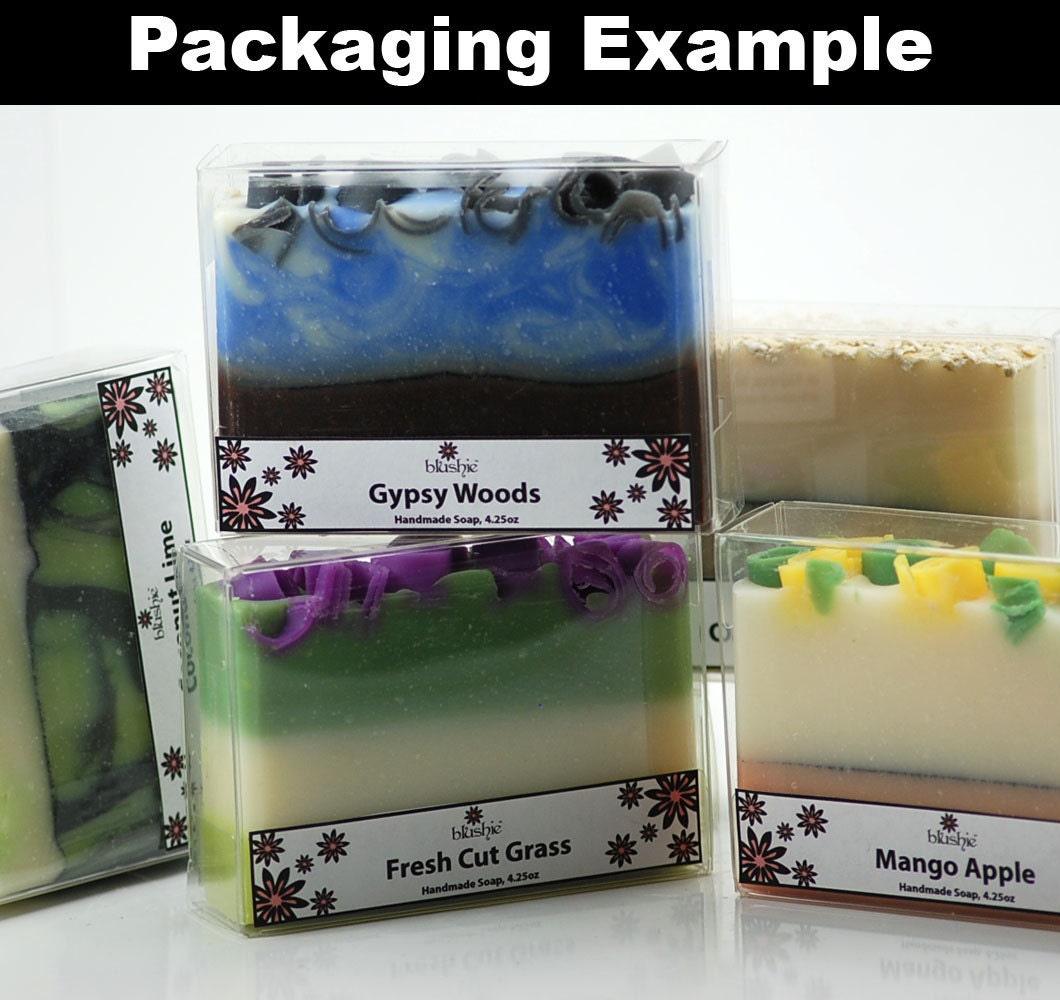 Fresh Blueberry Soap Handmade Cold Process, Vegan Friendly