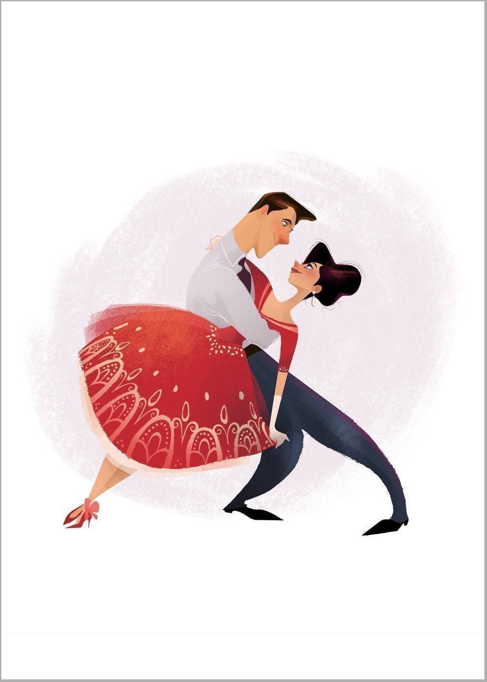 Out on the Town Mini Print