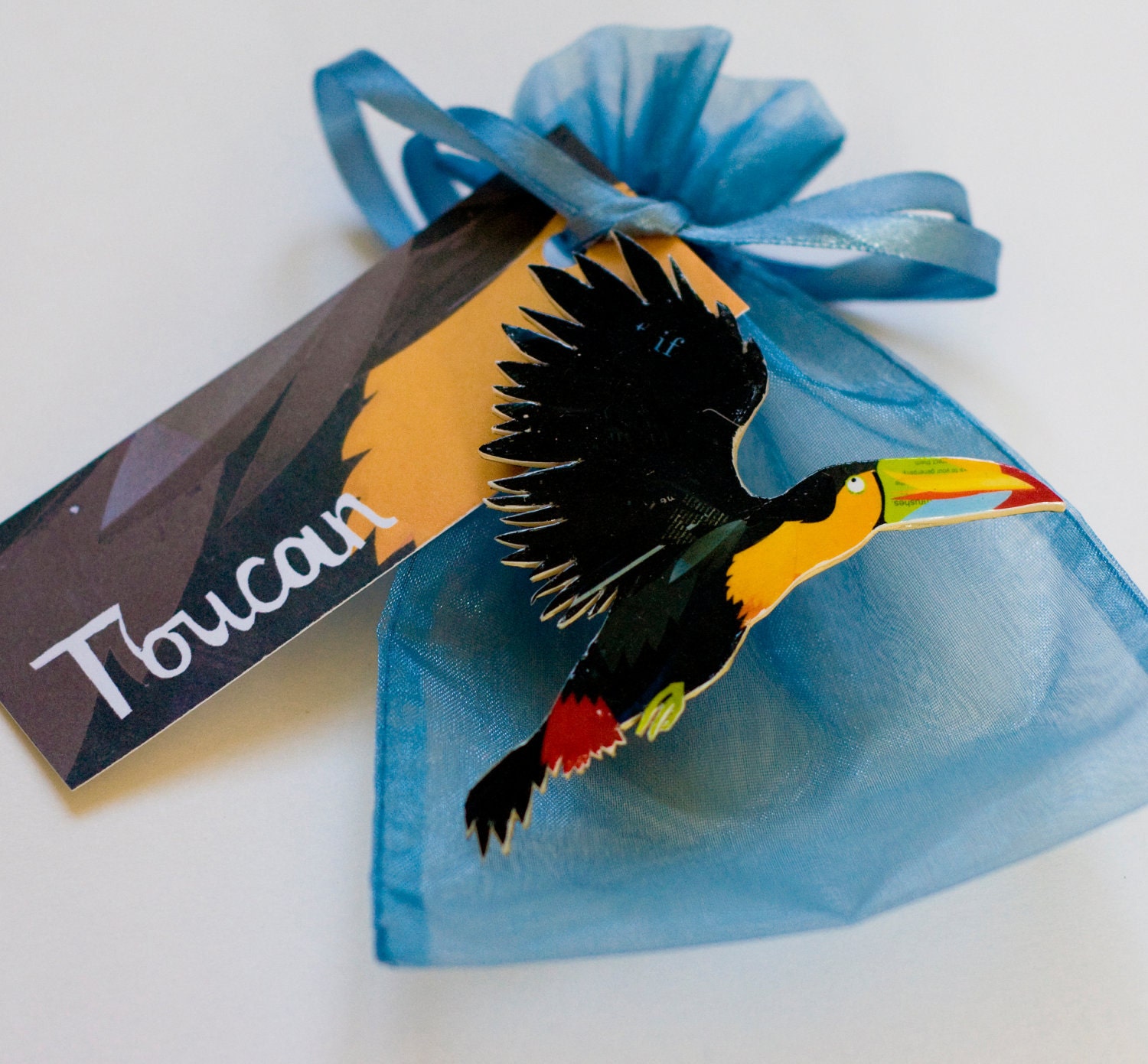 Toucan Bird Brooch