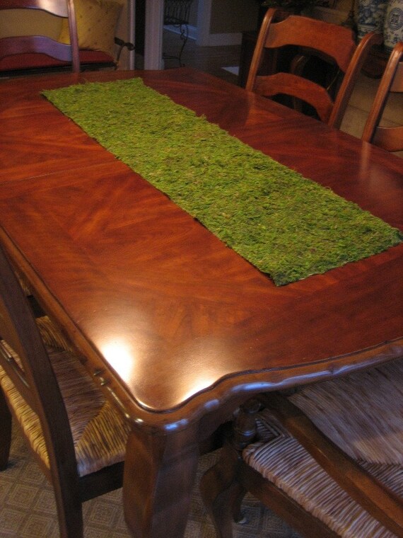 Etsy Moss by Runner table runner on etsy Table bloomingcouture