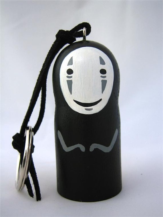 Spirited Away NO FACE / Faceless Studio Ghibli doll key chain rings 3