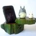 TOTORO Teak Wood Box Studio Ghibli doll figure toy 117