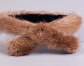 1940's Mink Hat, Head Band, Winter, Wedding, Luxury