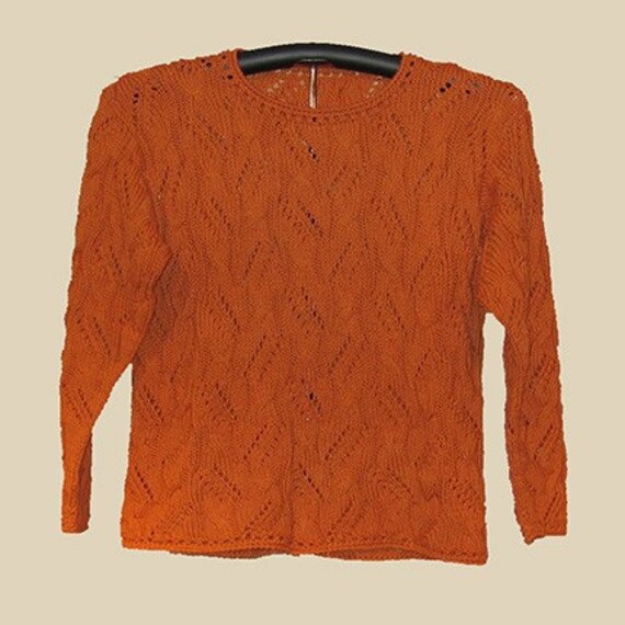 Sierra Cable Lace Pullover Knitting Pattern PDF by FiberWild