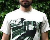 New York City J Train Subway Inspiration in Natural, Yellow, Galaxy, Black and more ORGANIC Tshirt Urbarian New York- Men- Women- Kids- Baby