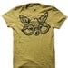Hipster Chihuahua with Glasses - Urbarian Organic Tshirt Available in Men Women xs-s-m-l-xxl