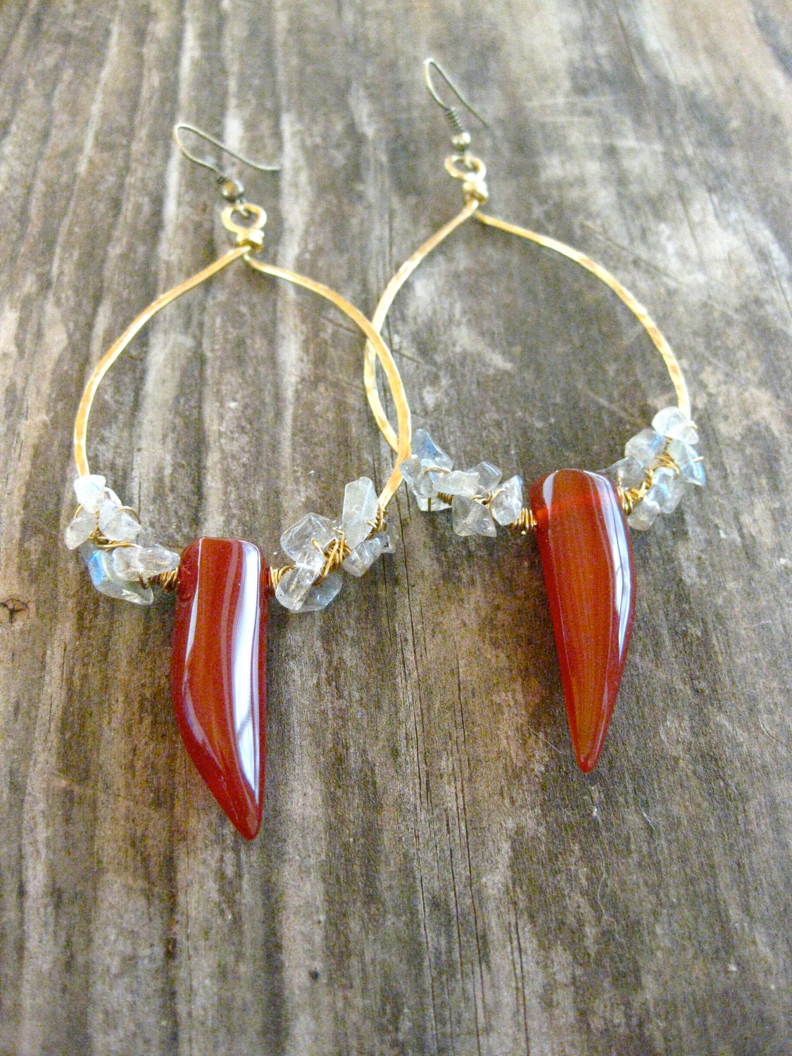 Fang Earrings Big Earrings Bohemian Earrings