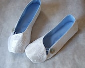 Kids Custom Handmade Vegan Bridal Flats