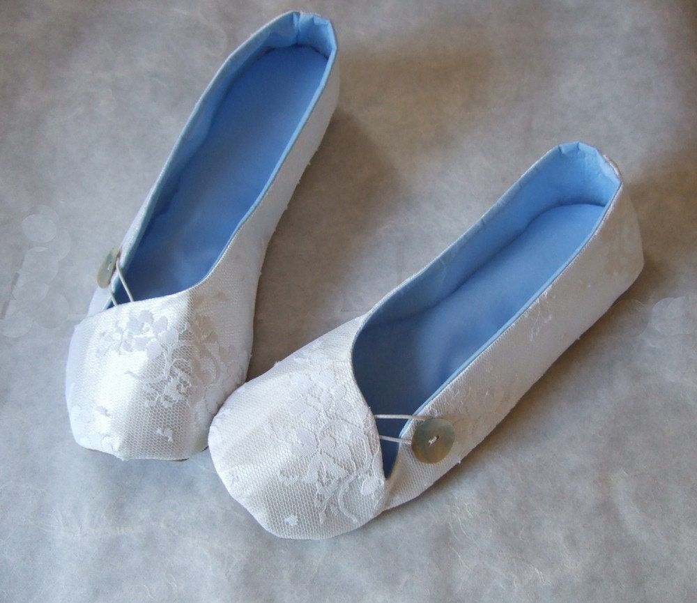 Reserved for SARA - Custom Bridal Flats