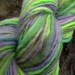 Handspun yarn, Merino handpainted yarn, OOAK Bulky thick and thin yarn on sale-1985