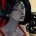 SALE - Leandra - Original ACEO - 2.5 x 3.5 miniature artwork
