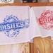 Domestic animal tea towels